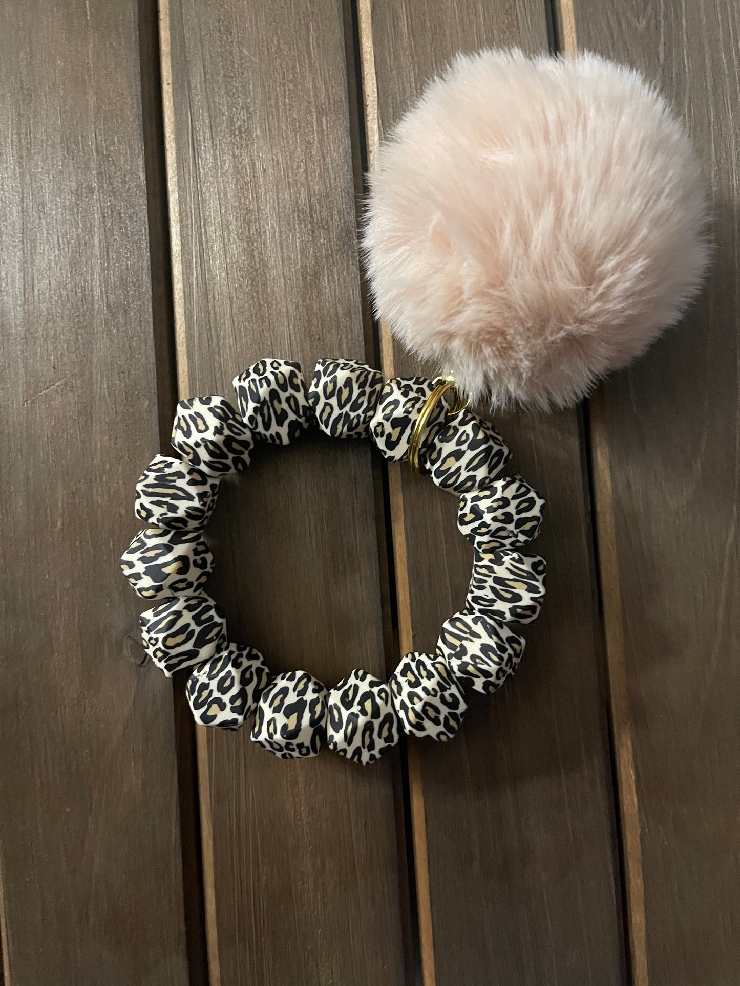 Chunky Cheetah Wristlet