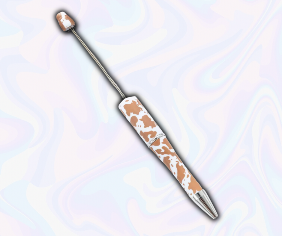 Chocolate Cowhide Print Pen