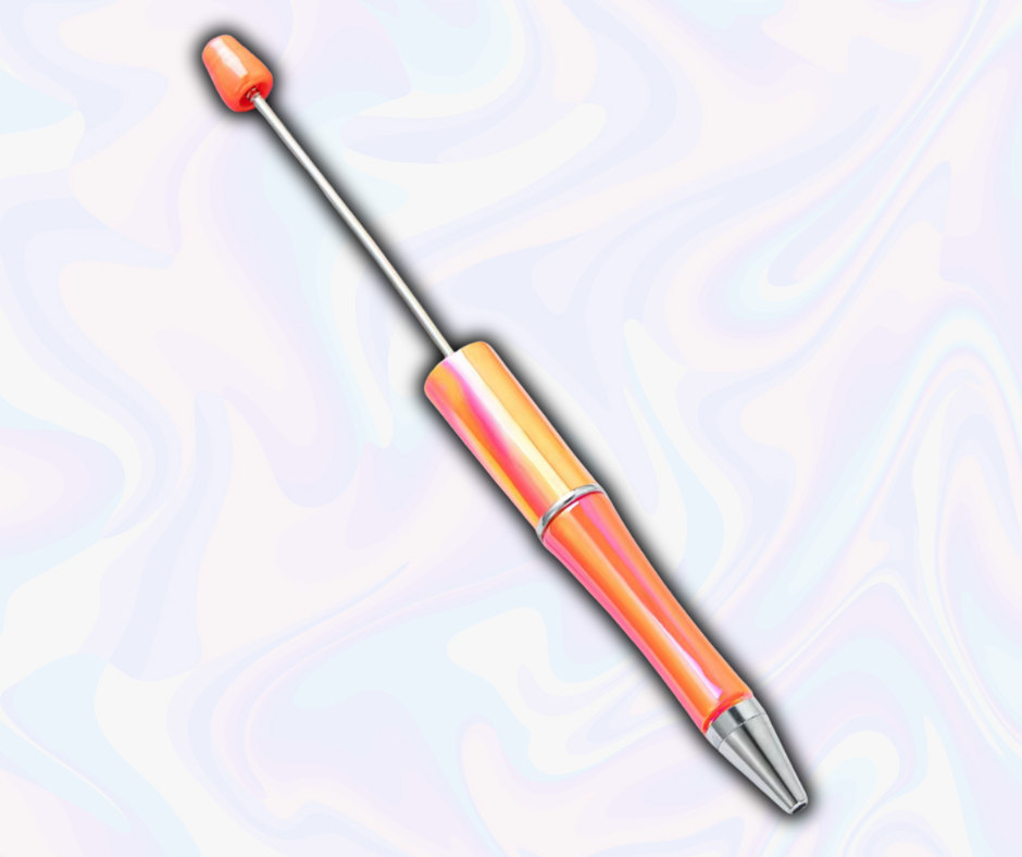 Orange Chrome Pen
