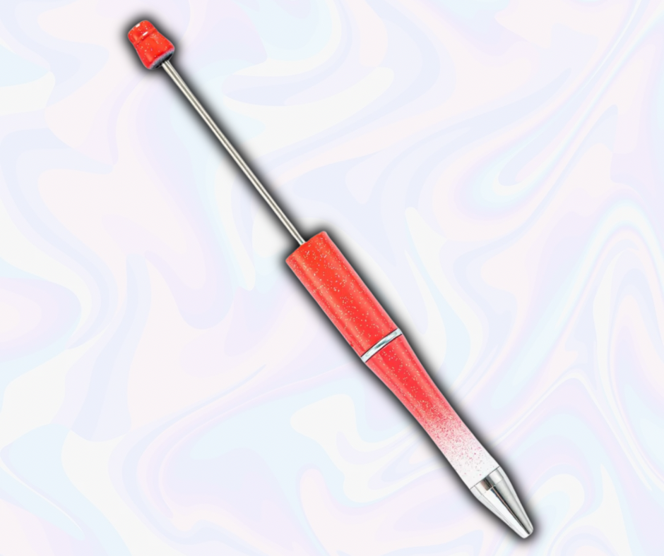 Red & White Ombre Pen