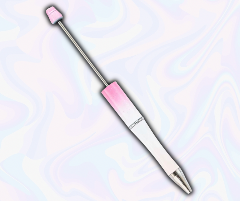 Pink & White Ombre Pen