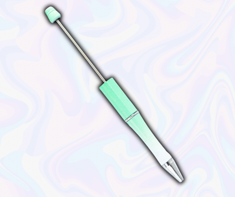 Green & White Ombre Pen