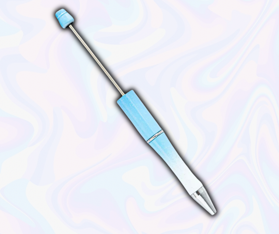Blue & White Ombre Pen