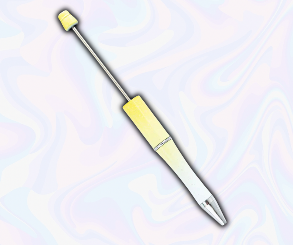 Yellow & White Ombre Pen