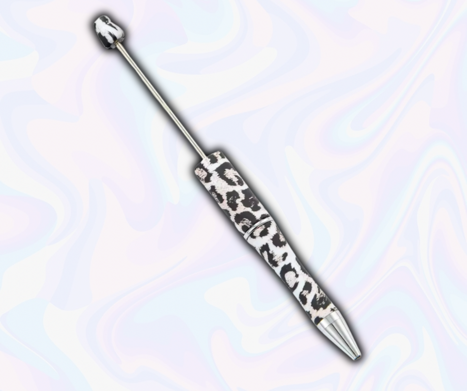 Tan Leopard Print Pen