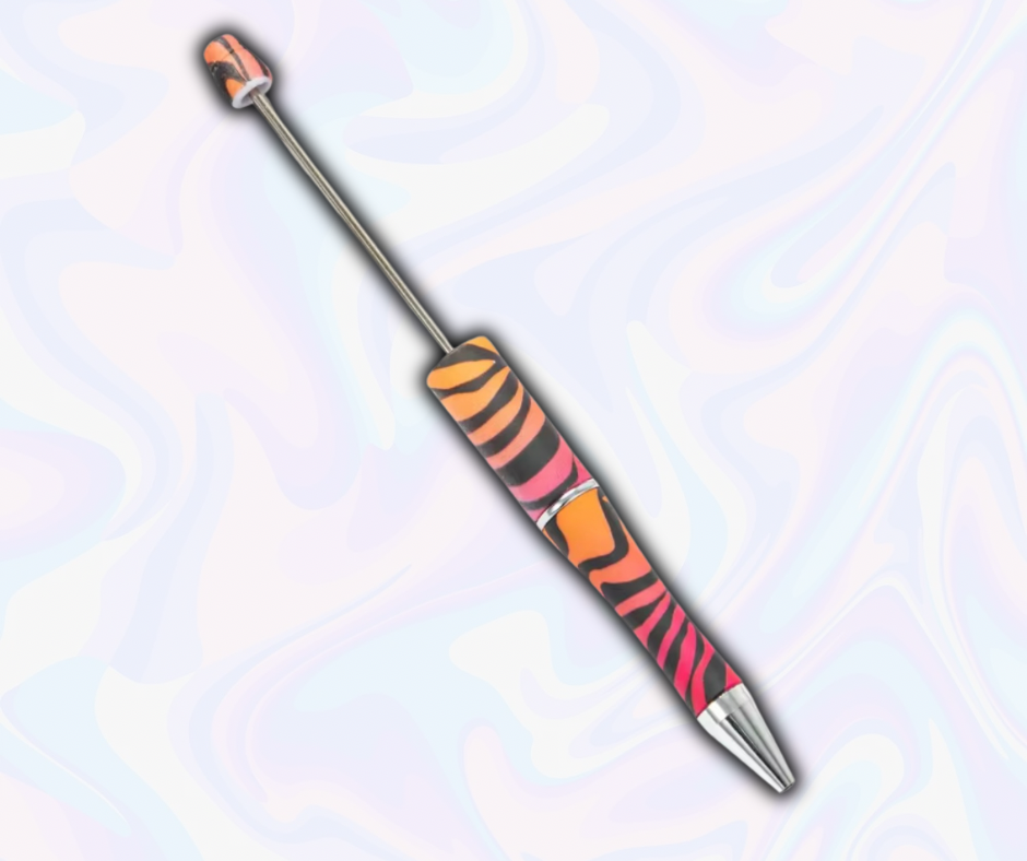 Sunset Zebra Print Pen