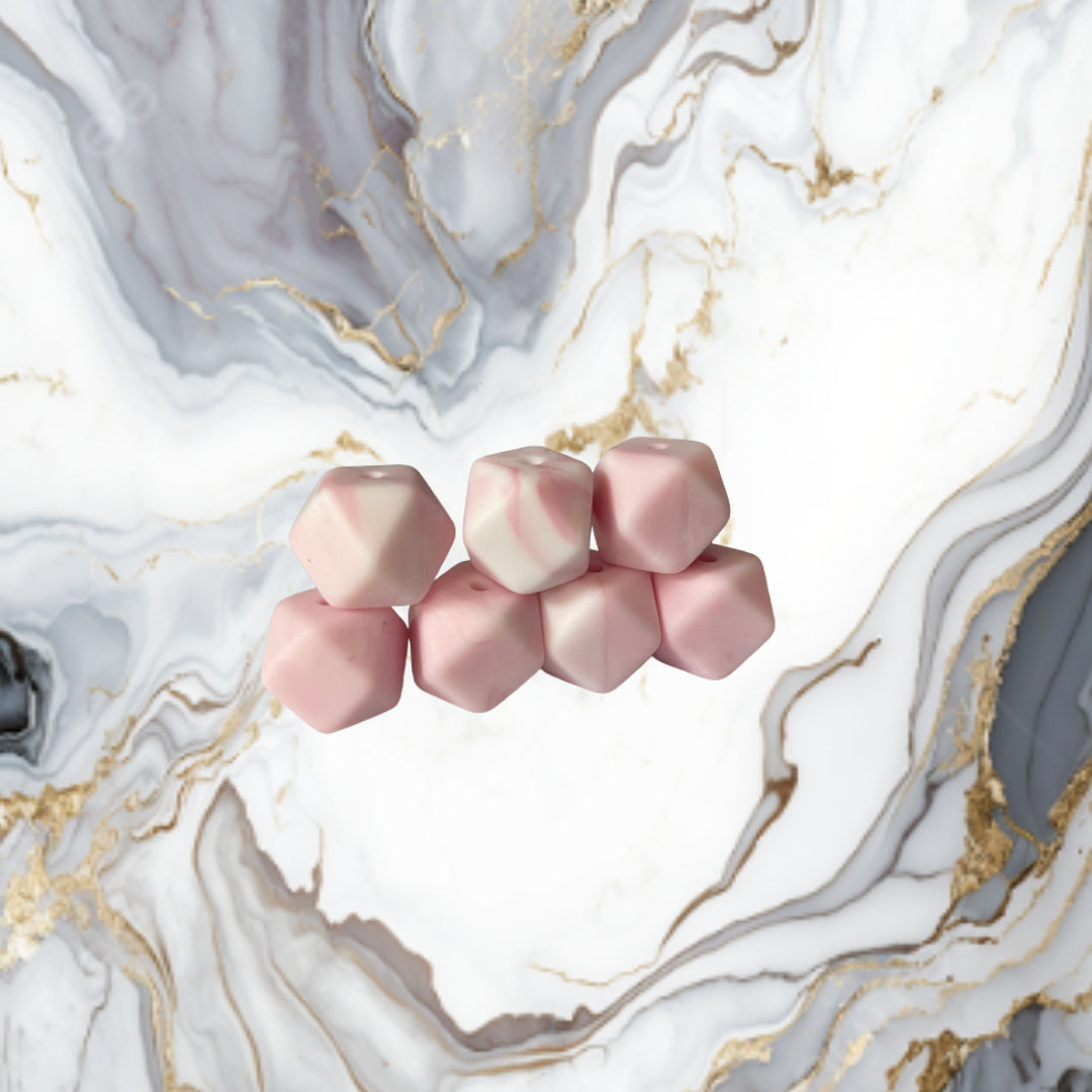Light Pink and White Swirl Hex